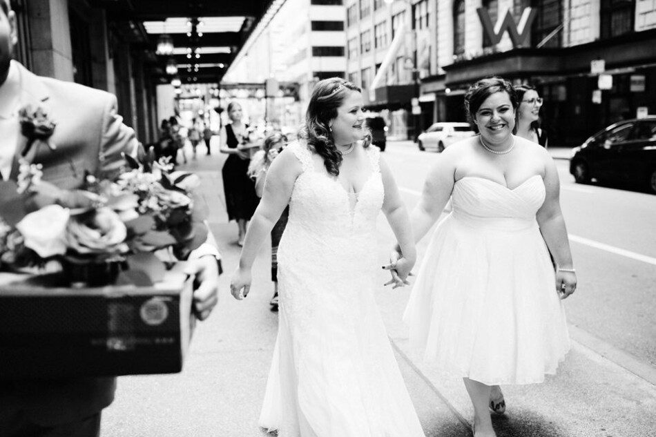 Lesbian wedding in Chicago
